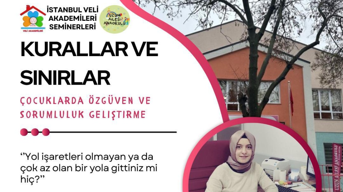 Kurallar ve Sınırlar Konusunu Konuşacağımız Veli Akademisi Seminerimize davetlisiniz.